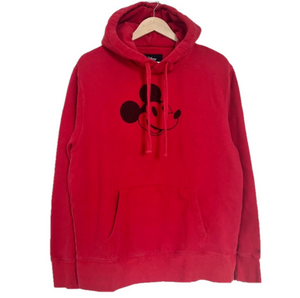 American Eagle x Disney Red Mickey Mouse Super Soft Hoodie Size Large